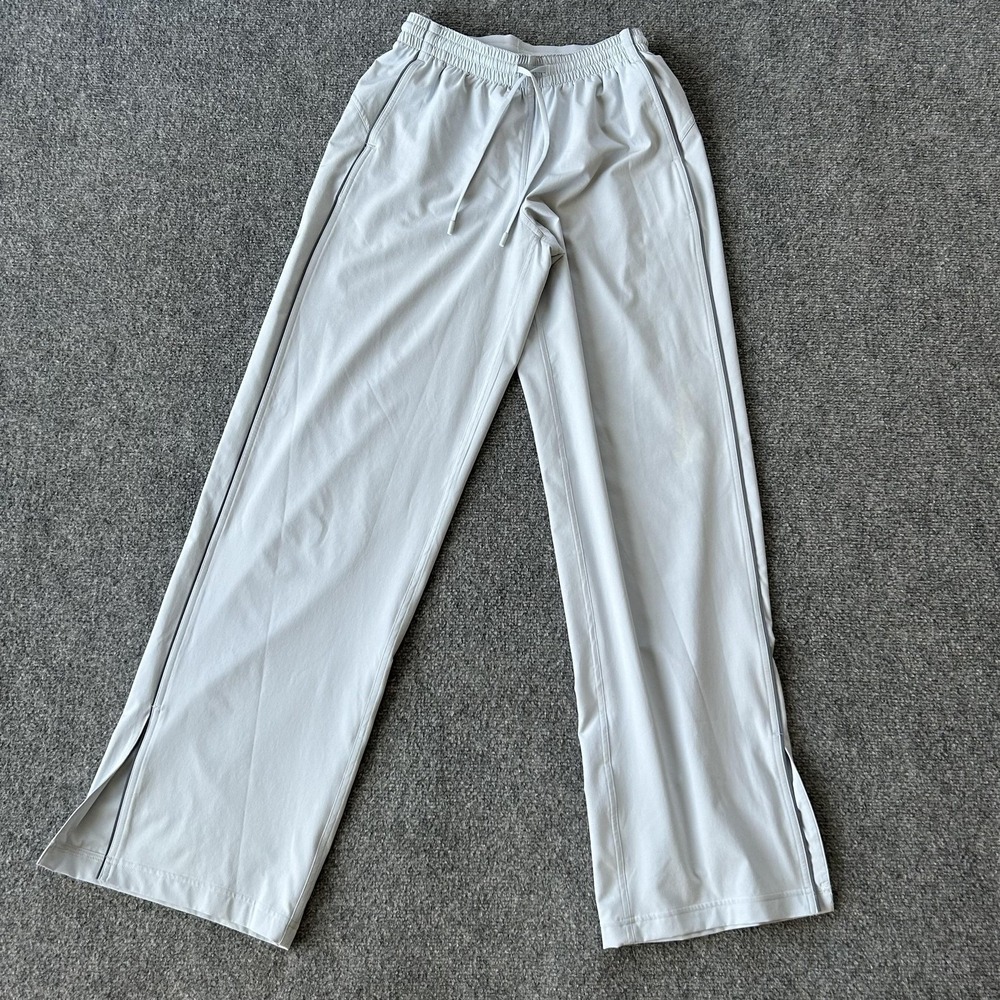 Lululemon City Sleek 5 Pocket Wide Leg Pant‎ 7/8 High Rise Gray Womens 0